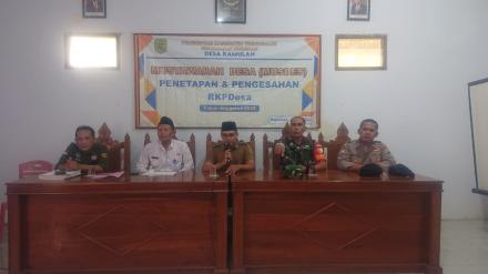 PENETAPAN DAN PENGESAHAN RKPDES 2025